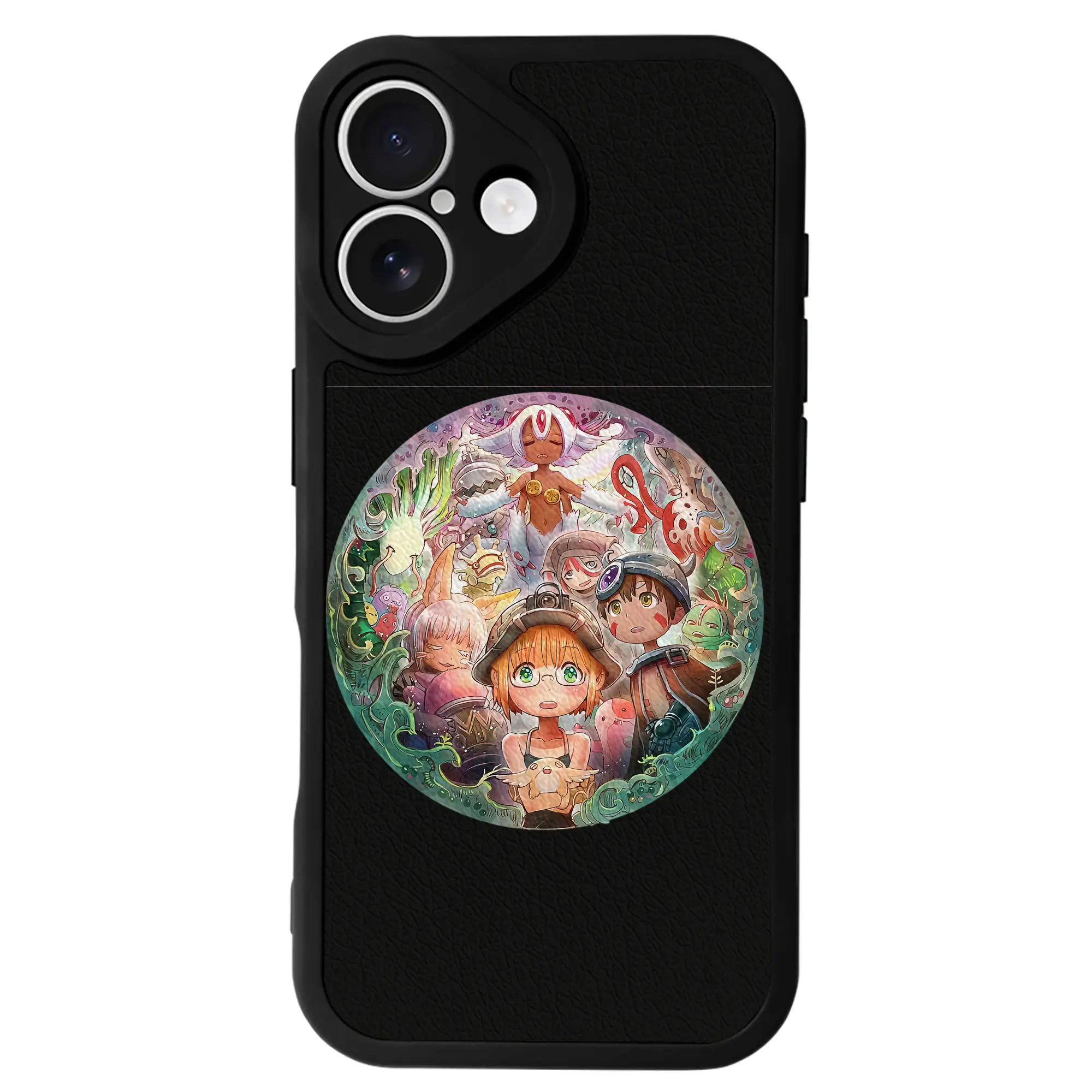 メイドインアビス グッズ,リコ - IPhone 16シリーズ対応 ・ シリコンスマホケース ・ レザー調 ・ 高精度フィット ・ 耐衝撃 ・ ワイヤレス充電対応 ・ 精密カット